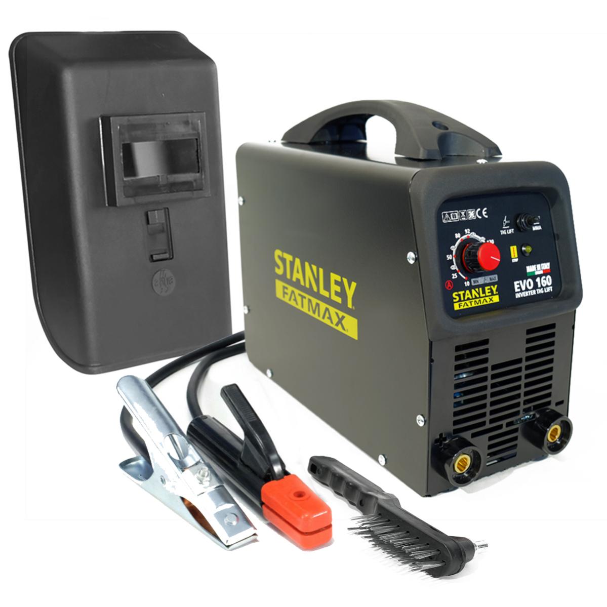 Poste à souder 160A MMA TIG LIFT STANLEY FATMAX EVO160 Professionnel Soudure Acier Inox Fonte Basiques 1.6 - 4 mm