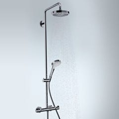HANSGROHE Showerpipe Croma Select S 180 2jet blanc/chromé 2