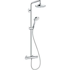 HANSGROHE Showerpipe Croma Select S 180 2jet blanc/chromé 0