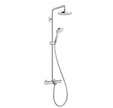 HANSGROHE Showerpipe Croma Select S 180 2jet bain/douche blanc/chromé