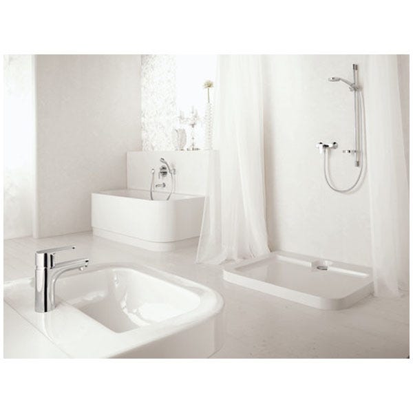 Set de douche Multi avec barre Unica'C 90 cm et porte-savon chromé Hansgrohe Croma 100 3