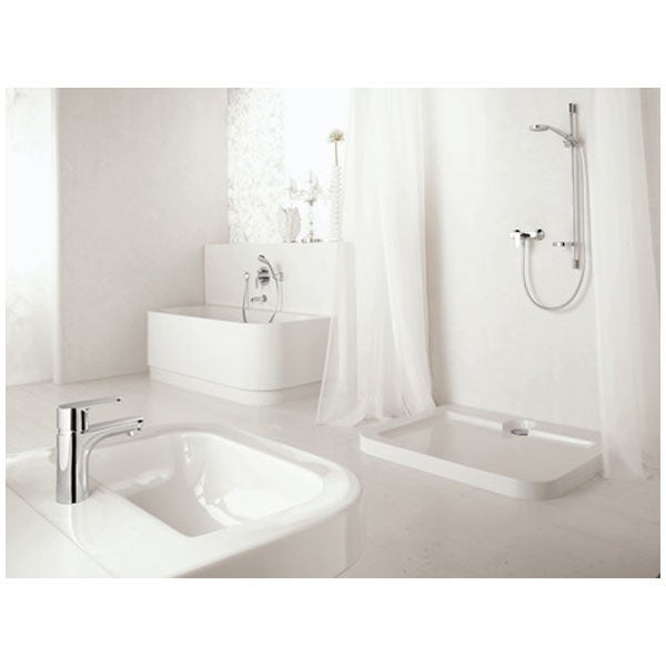 Set de douche Multi avec barre Unica'C 90 cm et porte-savon chromé Hansgrohe Croma 100 3