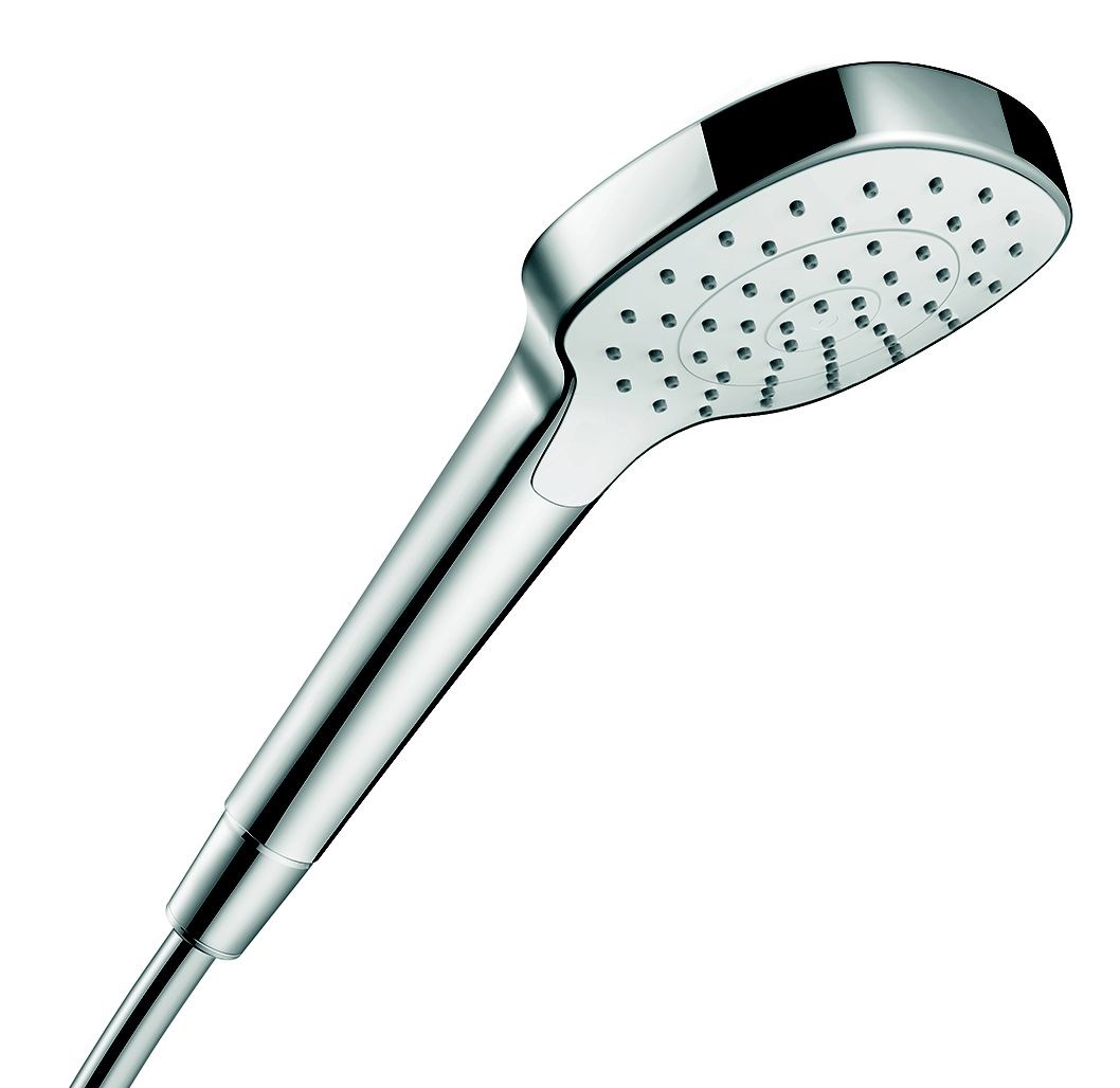 Douchette Croma Select E110 - 1 Jet - Blanc/chromé