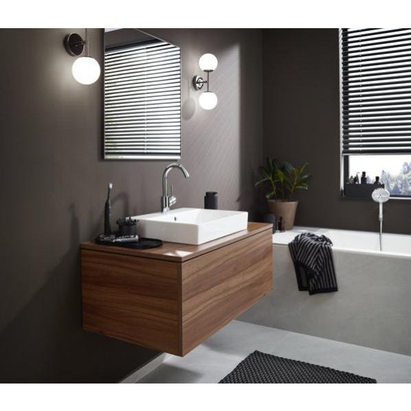 Hansgrohe Talis S mitigeur monocommande de lavabo, vidage escamotable, bec orientable sur 360°, saillie 145mm, 2