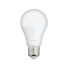 Ampoule LED A60, culot E27, 9W cons. (60W eq.), lumière blanc chaud 0