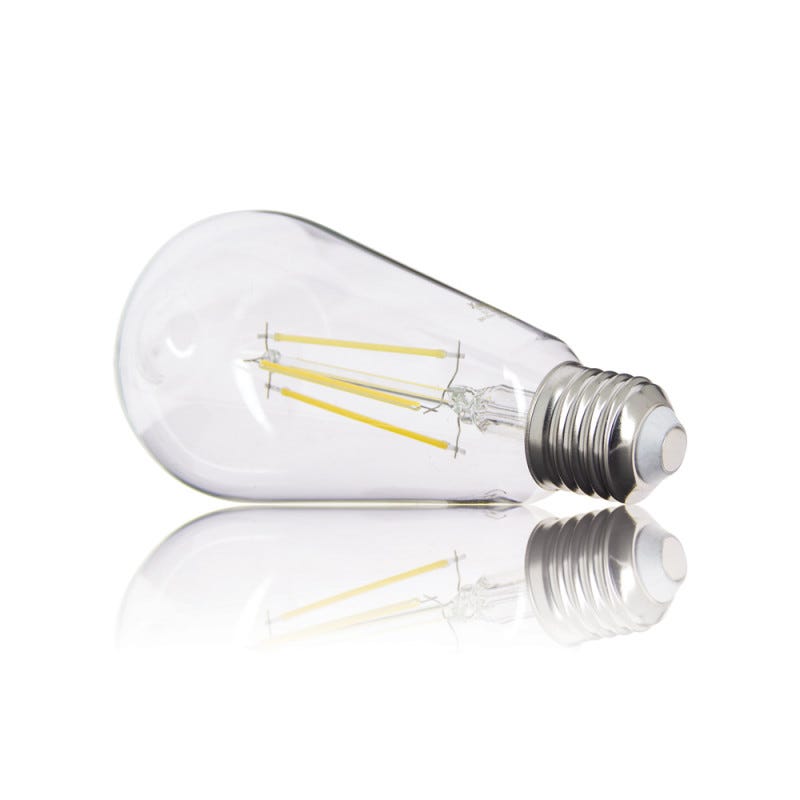 Xanlite - Ampoule à filament LED Edison, culot E27, 8W cons. (75W eq.), 1055 lumens, lumière blanc neutre - RFE1055STCW 4