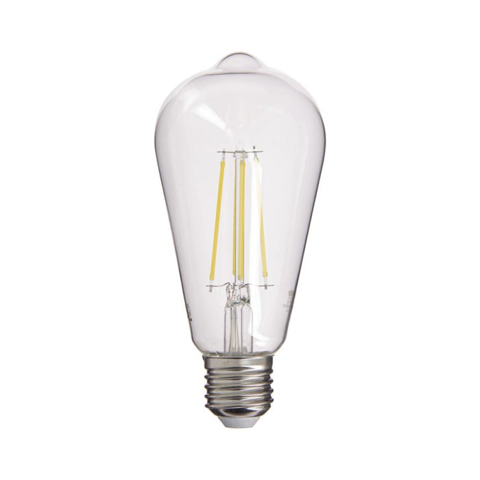 Xanlite - Ampoule à filament LED Edison, culot E27, 8W cons. (75W eq.), 1055 lumens, lumière blanc neutre - RFE1055STCW 0