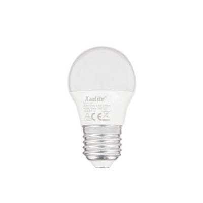 Ampoule LED P45, culot E27, 6 cons. (40W eq.), lumière blanc chaud 0