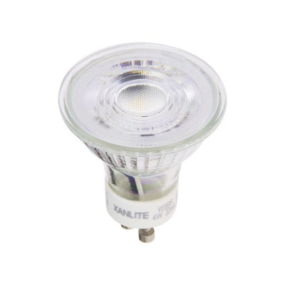 Ampoule LED spot, culot GU10, 5W cons. (50W eq.), lumière blanc chaud 4