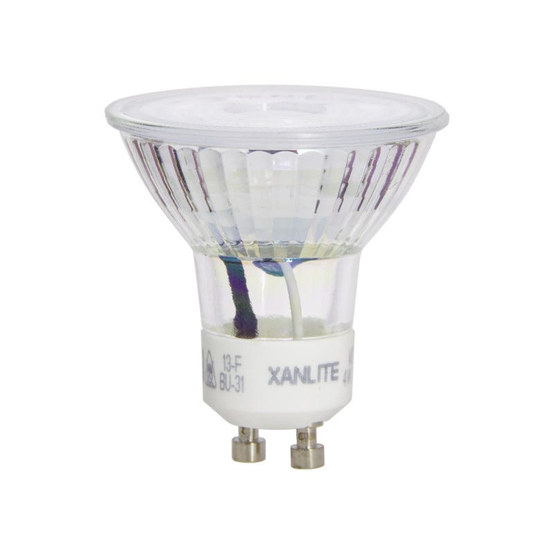 Xanlite - Ampoule LED spot, culot GU10, 5W cons. (50W eq.), lumière blanche neutre - VG50SCW 0