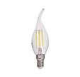 Ampoule à filament LED flamme coup de vent, culot E14, 4W cons. (40W eq.), lumière blanche neutre