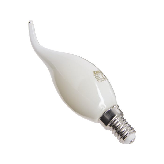 Xanlite - Ampoule à filament LED flamme coup de vent, culot E14, 4W cons. (40W eq.), lumière blanche neutre - RFV470FCOCW 4