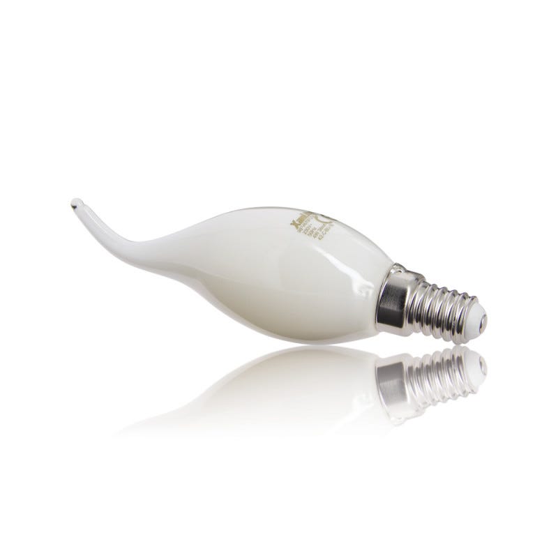 Xanlite - Ampoule à filament LED flamme coup de vent, culot E14, 4W cons. (40W eq.), lumière blanche neutre - RFV470FCOCW 3