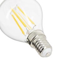 Ampoule à filament LED P45, culot E14, 4W cons. (40W eq.), lumière blanc chaud 2