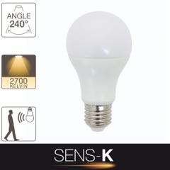 Ampoule LED , culot E27, 11W cons. (60W eq.), lumière blanc chaud et détecteur de mouvement 3