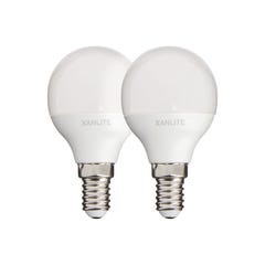 Xanlite - Lot de 2 ampoules LED P45 - culot E14 - classique - PACK2EV470P 0
