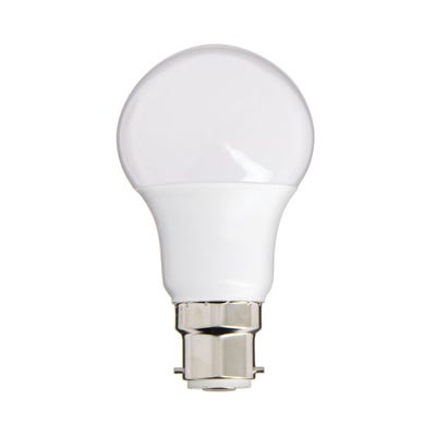 Ampoule LED A60, culot B22, 9W cons. (60W eq.), lumière blanc neutre 0