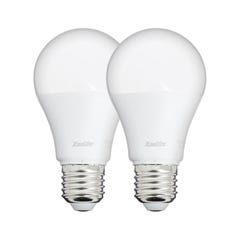Xanlite - Lot de 2 ampoules LED A60 - cuLot E27 - classique - PACK2EE1521GCW 0
