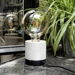 Ampoule LED Globe (G125) / Vintage au verre ambré, culot E27, 3,8W cons. (30W eq.), 350 lumens, lumière blanc chaud