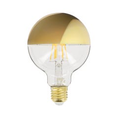 Ampoule LED G95 Gold, culot E27, 8W cons. (62W eq.), 360 lumens, lumière blanc chaud