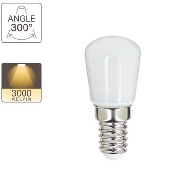 Ampoule LED T26, culot E14, 2W cons. (15W eq.), lumière blanc chaud 2