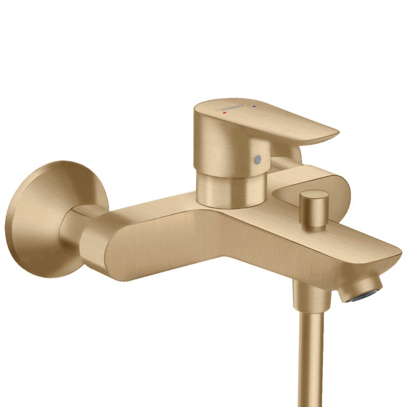 Hansgrohe Talis E Mitigeur bain/douche avec Limiteur de température, Bronze brossé (71740140) 0