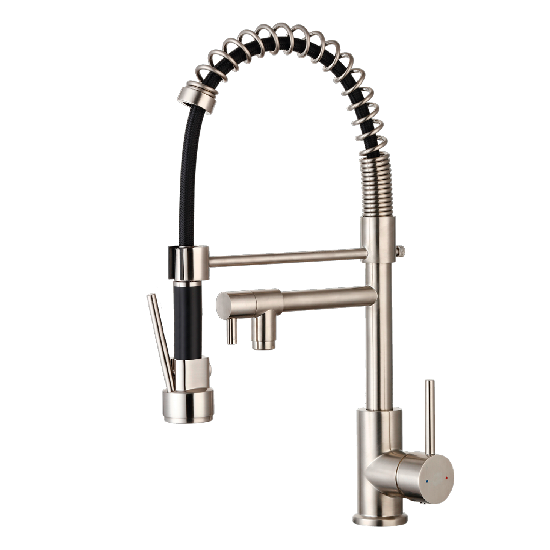 Big Pro mitigeur évier à douchette façon inox