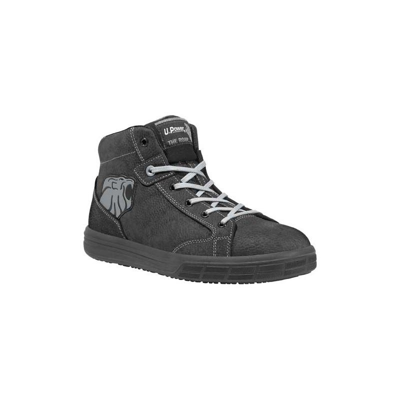 Chaussures de Sécurité Basket Montante Lion, S3 SRC,Taille 39 0