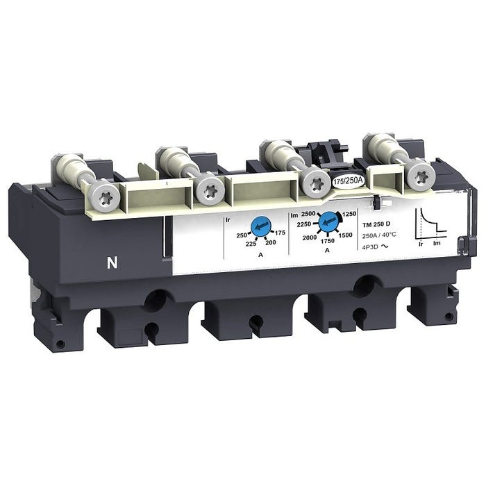 Déclencheur TM40D pour bloc de coupure compact NSX100-250 - 40A - 4P 0