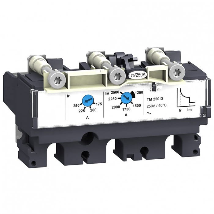 Déclencheur TM40D pour bloc de coupure compact NSX100-250 - 40A - 3P 0