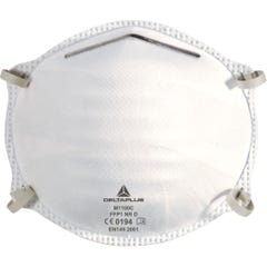 Masques respiratoires coques jetables sans soupape M1100 moules FFP1 NR D - DELTA PLUS - M1100C