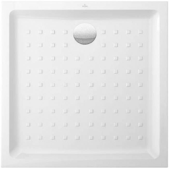 VILLEROY + BOCH Receveur de douche carre a poser O.novo - 90 x 90 cm - Ceramique - Blanc