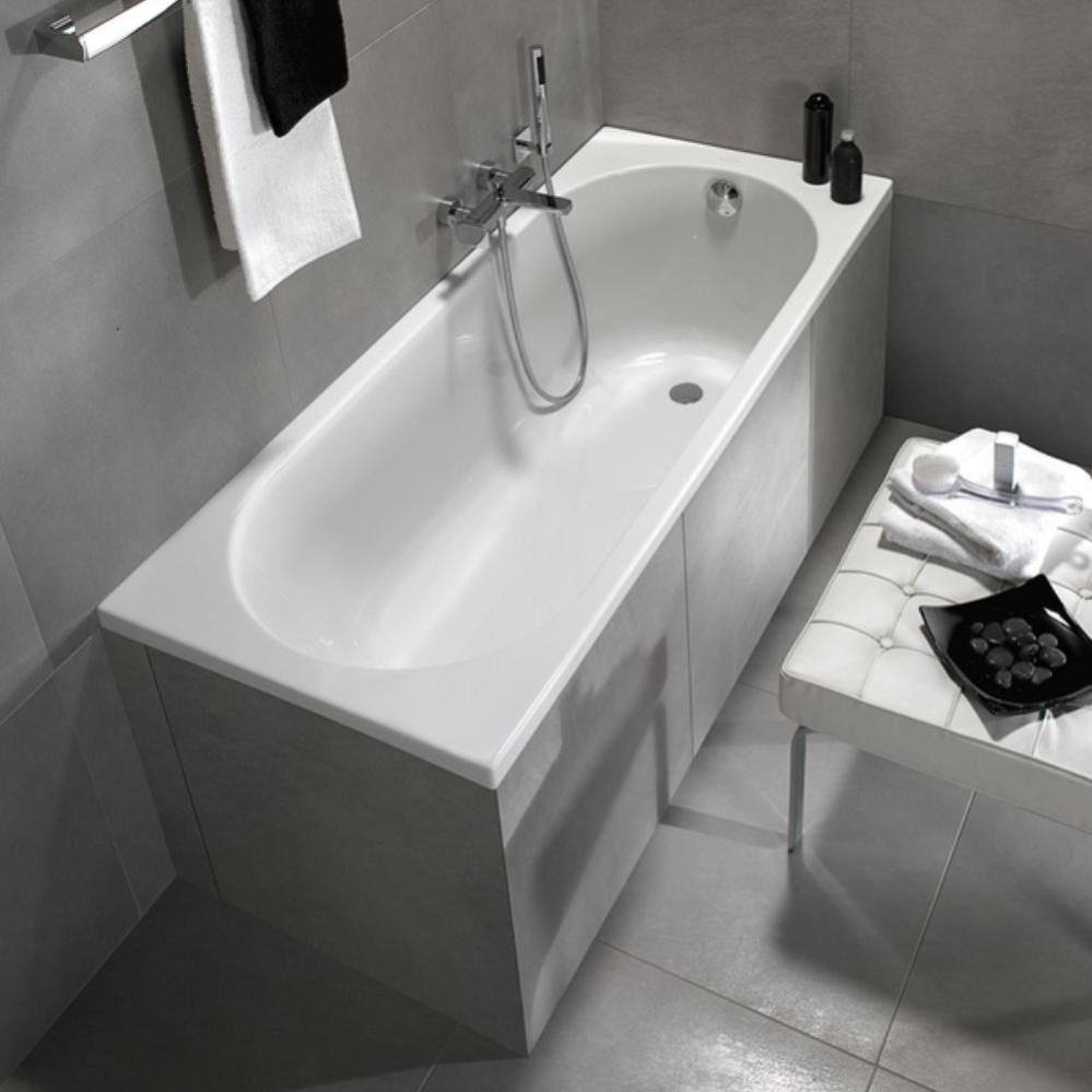 VILLEROY ET BOCH Baignoire droite O Novo acrylique, 160 X 70