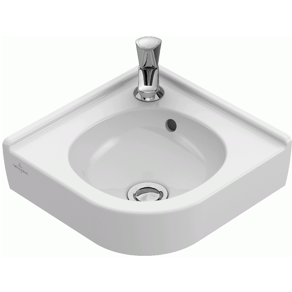 Villeroy et Boch Lave-mains d angle O.Novo 32 x 32 cm blanc