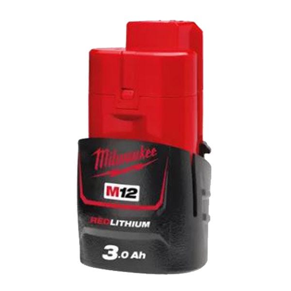 Batterie MILWAUKEE M12 B3 - 12V 3.0 Ah Li-Ion - 4932451388 1