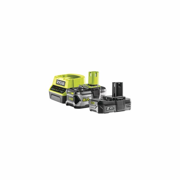 Pack RYOBI Brushless perceuse-visseuse à percussion 18V One+ - Meuleuse d'angle 125 mm 18V One+ - 2 batteries 1 chargeur rapide R18CK2BL-252S 3