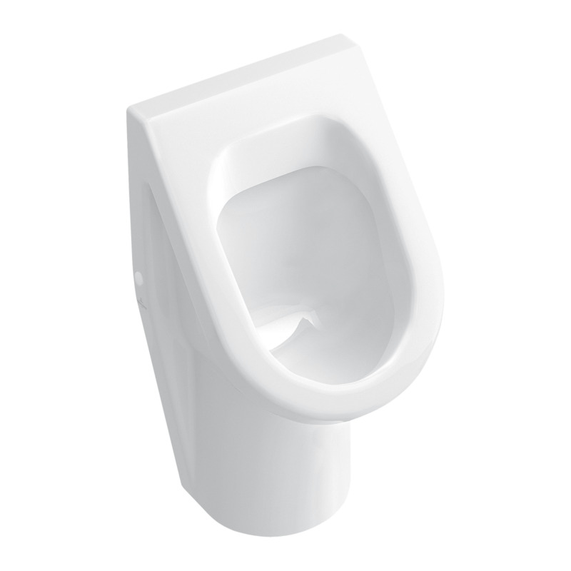 Villeroy & Boch Urinoir Omnia Suspendu En Céramique, Anti-éclaboussures, Alimentation Encastrée (55740001)