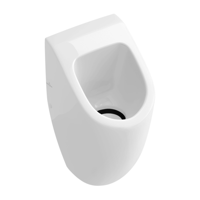 Villeroy & Boch Subway 2.0 Aquazero Urinoir Suspendu En Céramique, Sortie D'eau Invisible (55860001)