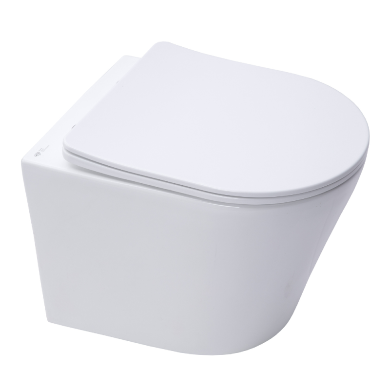 Grohe Pack WC Bâti autoportant + WC Swiss Aqua Technologies Infinitio sans bride + Plaque chrome (ProjectInfinitio-2) 4
