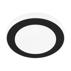 Eglo Carpi Plafonnier LED 30cm forme ronde, 3000K blanc chaud, Acier, Noir (33682) 2