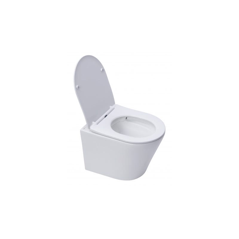Grohe Pack WC Bâti autoportant + WC Swiss Aqua Technologies Infinitio sans bride + Plaque + Set habillage (ProjectInfinitio-2-sabo) 3