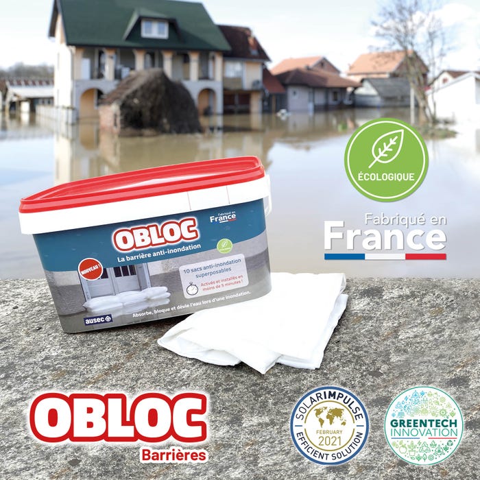 10 Sacs Anti-inondation Obloc® 1