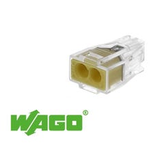 100 connecteurs WAGO 2 entrées (jaune) 1