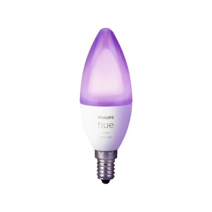 Philips Hue White & Color Ambiance flamme E14 x1 2