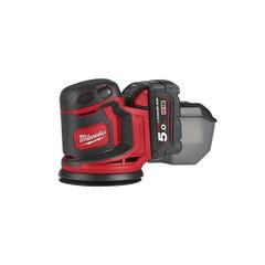 Ponceuse orbitale excentrique MILWAUKEE M18 BOS125 - 125mm - 2 batteries 5.0 Ah - 1 chargeur - 4933464229 0