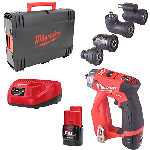Perceuse visseuse MILWAUKEE M12 FUEL FPDXKIT-202X - 2 batteries 2.0 Ah - 1 chargeur 4933464979 5