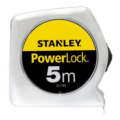 Mètre ruban 5mx25mm 'Powerlock Classic ABS' - STANLEY - 1-33-195 1