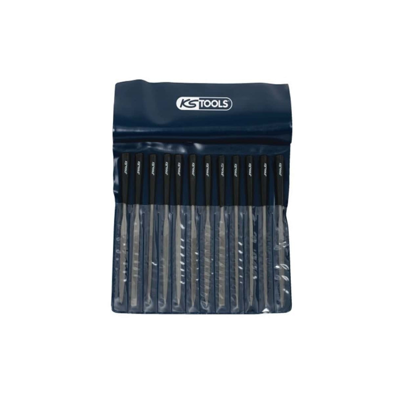 Jeu de 12 limes aiguilles KS TOOLS - 140.3050