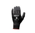 Boîte de 12 paires de gants KS TOOLS - Microfibres - Noir - Taille L - 310.0325