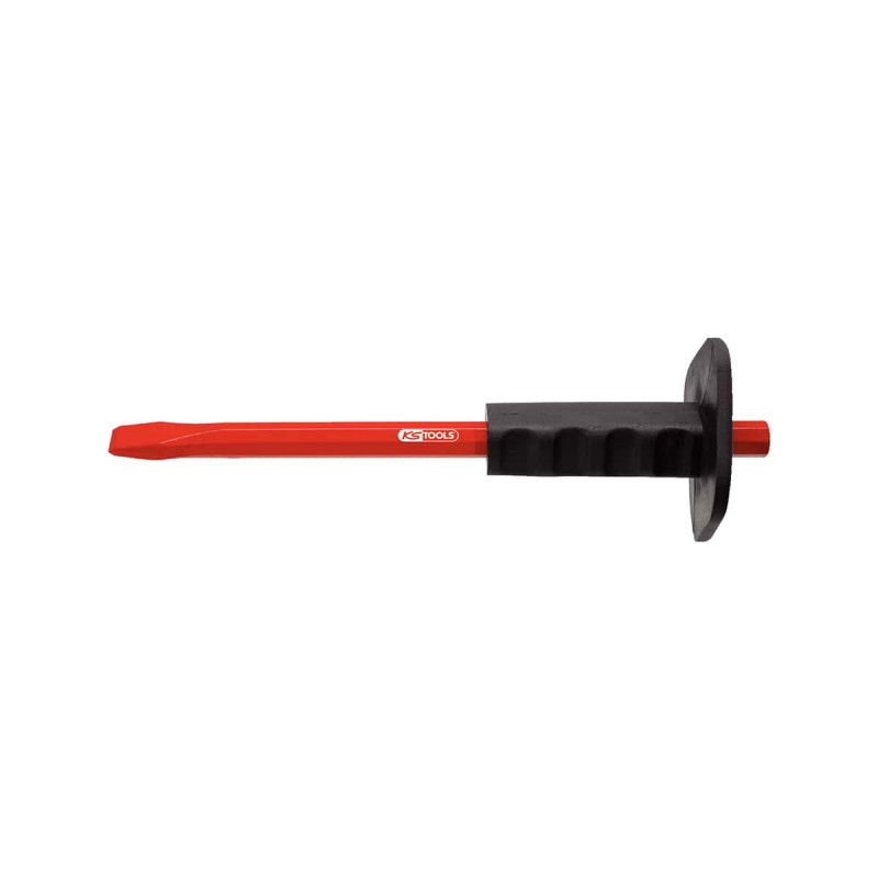 Ciseau de maçon KS TOOLS - Avec poignée de sécurité - 250 mm - 156.0535
